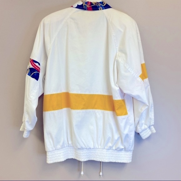 VTG Gorgeous Sm Med RARE jacket Windbreaker Coat nautical 80s 90s retro vintage - Picture 4 of 13